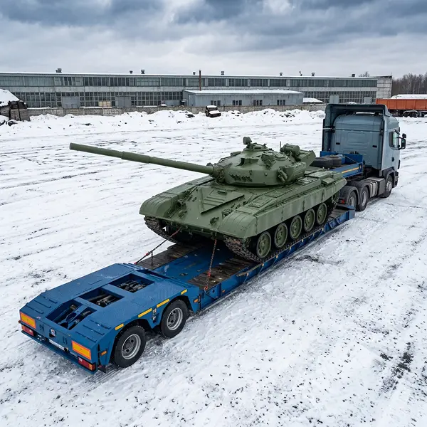 Перевозка военной техники в Москве и по всей России